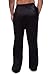 TexereSilk Men's 100% Silk Pajama Pants (Black, X-Large) Great Gifts for Him MS0201-BLK-XL