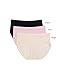 FaceRain Women's Seamless Underwear Super Soft Modal Cotton Brief Panties 3 Pack,Multi-1,X-Large