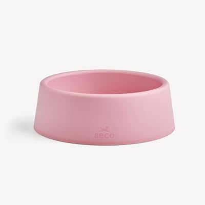 Beco Steady Bowl Large Candy Pink Recycled Plastic Non-Slip Base