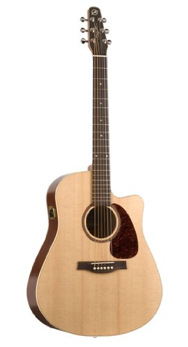 Seagull Coastline S6 Slim CW Spruce QI Guitar (Best Slim Neck Acoustic Guitar)