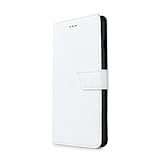 SLEO Handmade Vintage PU Leather Folio Stand Case for iPhone 6 (4.7 inch) iPhone 4.7 iPhone Air - 2014 Newest Apple iPhone 6 Case - [ One Piece Designed ] iPhone 6 Vintage Leather Case White