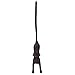 Stretching Cat Yoga Cast Iron Animal Paper Towel Holder Bath Tissue Toilet Roll Jewelry Organizer Free-Standing Bronze Rustic Decor 18-inch