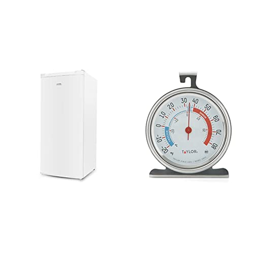 Commercial Cool Upright Freezer, Stand Up Freezer 5 Cu Ft, White