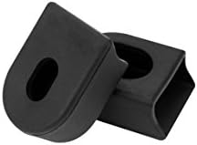 Bicycle Crank Protectors Mountain Bike Silicone Sleeve Cover Road Bike Gel Crankset Universal Bicycle Crankset Crank Cover Arm Boots/Protectors（2Pcs Black）