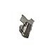 DeSantis Mini Scabbard, Gun Holster with Secure Grip, Leather Molded, Right Hand Draw, Unisex, Black, FITS:S&W M&P SHIELD 9/40 ,S&W M&P SHIELD M2.0 9/40