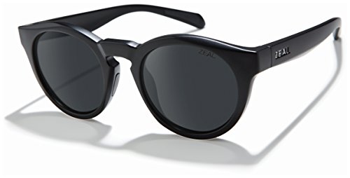 Zeal Optics Unisex Crowley Matte Black/Polarized Dark Grey Lens One Size