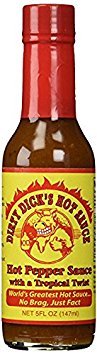 Dirty Dick's Hot Sauce - Hot Pepper Sauce with a Tropical Twist