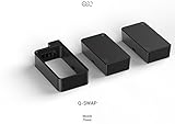 Q-SWAP Mobile Power - The Last Portable Charger You’ll Ever Need, based on Q-Swap technology, Q-Swap: Fast Way to Get Power - Black - 10400 mAh