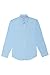 French Toast Boys' Long Sleeve Classic Dress Shirt (Standard & Husky), Light Blue, 4T