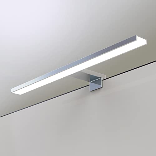 YIQAN 60cm mirror light 13W led 4000k with clamp, bathroom lamp IP44 lighting, netural