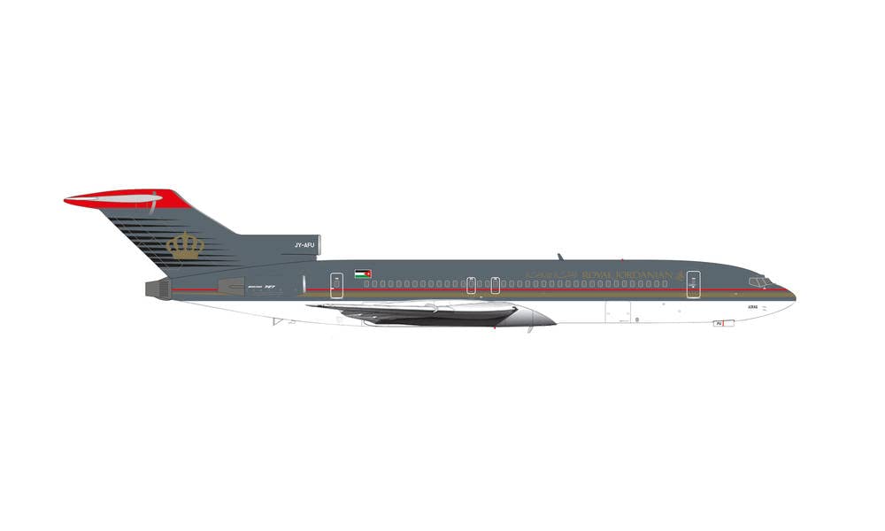 herpa Royal Jordanian Boeing 727-200 - JY-AFU Azraq Model Aircraft Miniature Models Small Model Collectible Detailed