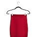 Zober Velvet Hangers with Clips - Pack of 20 Metal Clip Hangers for Pants - Notched Gray Velvet Skirt Hangers for Pants, Skirts, Suits, Dresses & Shirts w/ 360 Degree Hook - Non Slip Felt Hangers