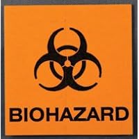 HPTC Biohazard Labels HCLS 4x4 Pkg/25