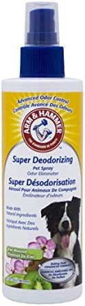 Arm & Hammer for Pets Super Deodorizing Spray for Dogs | Best Odor Eliminating Spray for All Dogs & Puppies | Fresh Kiwi Blossom Scent That Smells Great, 6.7 Ounces (FF9367)