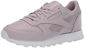 Image of Reebok Women's Cl Lthr Ps Pastel Walking Shoe, Lavender Luck/White, 6 M US