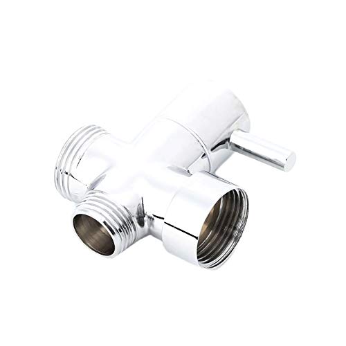 3/4" Brass Shower Arm Diverter Valve Bathroom Universal Shower System Chrome 2 Way #Sep.08 - Thumbnail 2