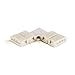 HitLights  Gapless Angle Connector   L Shape for 8mm Single Color LED Light Strips  4 Pack