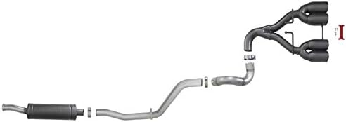 aFe Power MACH Force-XP 2-1/2 IN 304 Stainless Steel Cat-Back Exhaust System w/Black Tip 49-38071-B