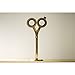 HMM Scissors - 2-in-1 All Purpose Scissors & Box Cutter - Heavy Duty, Lightweight, with Magnetic Brass Base for Office, Kitchen, & Crafts, Stainless Steel - Gold