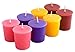 Scented Votive Candles Aromatherapy Candles Gift Set - 8 pcs - Highly Scented Long Lasting Candles with 15 Hr Burn time, Lavender, Sweet Pea, Coconut Pineapple Cream and Pumpkin Spice, 2 per Fragrance