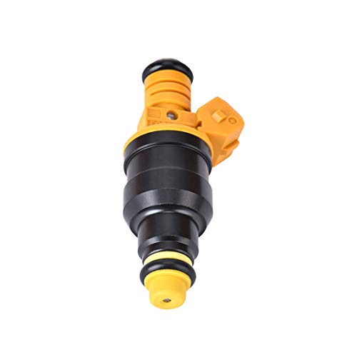 280150943 0280150939 0280150909 New Fuel Injector Set of 8, Fits 1992-2004 Ford E250, F150, F250, F350, E350, Mustang, Lincoln and Mercury 4.6L, 5.0L, 5.4L, 5.8L Vehicles (Yellow)