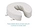 NOVA Medical Products Toilet Seat Cushion and Riser, 4” Padded Toilet Seat Attachment Cover, for Standard and Elongated Toilet Seats, Vanilla