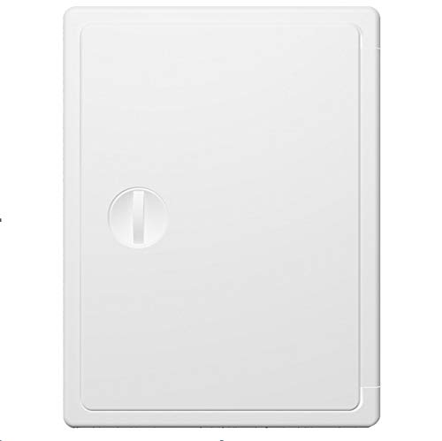 Inspection Door with Twist Handle, Inspection Door, Access Door (20 x 25 cm, White)