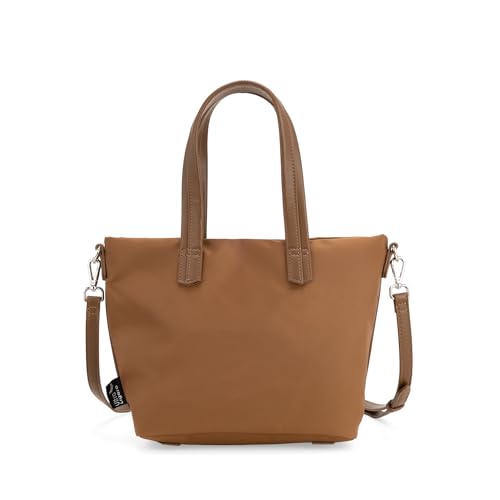 Cloe - Bolsa Tote Chica con Herraje de Monograma para Mujer