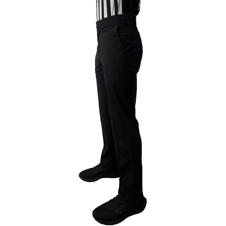 Pantalon Arbitre Smitty Noir Plissé, Homme Taille 44, Ourlé, Occasion