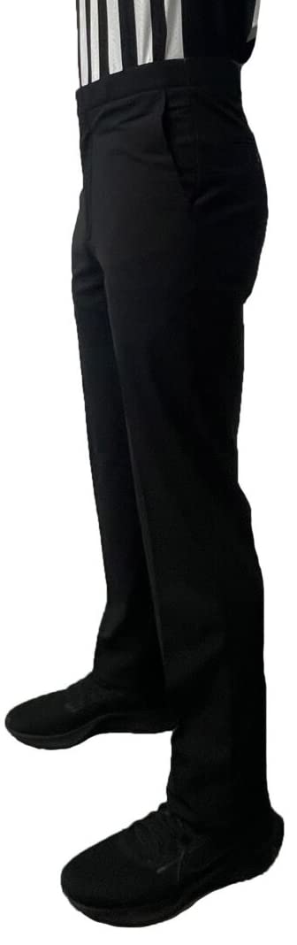Photo 1 of Smitty BKS267 Men's Ultimate Modern Tapered Fit Basketball Official's Pant (31) Black size 31