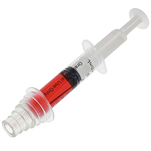 Oral Medicine Syringes with Bottle Adapter (Transparent, 10 Pack