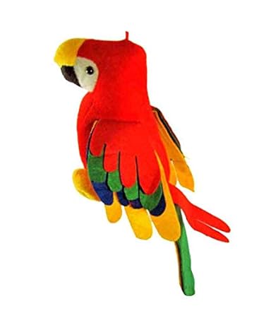 Deals India Musical Parrot Stuffed Soft Plush Toy-21cm