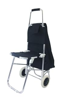 maxam trolley bag with folding chair