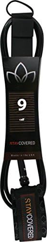 Stay Covered Deluxe 9' Lb Calf Leash Black