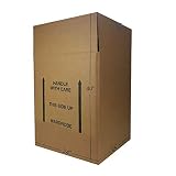 Shorty Space Saving Wardrobe Moving Boxes (Bundle of 6) 20" x 20" x 34" Moving Boxes
