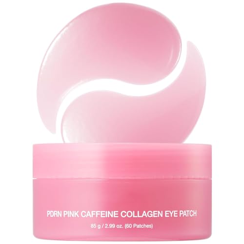 PDRN Caffeine Collagen Eye Patch | Gel Eye Patches for the appearance of Dark Circles, Undereye Bags | Firming, Age-Defying Care with Retinol, Collagen | Korean Skincare | 30 Pairs