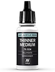 Thinner - Vallejo Acrylic Paint Bottles 17ml Model Color by VALLEJO PAINTS