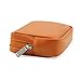 LENTION Split Leather Small Storage Pouch, Universal Electronic Travel Accessories Bags/Cases for Laptop/Tablet Power Adapter, MacBook Air/Pro Charger, Wireless Mouse, Hard Drive and More (Brown)