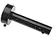 Micro Traders Black Motorcycle Exhaust Muffler 48Mm 140Mm Long