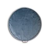Buckwheat Meditation Cushion Round Zafu Yoga Pillow - Zafu Meditation Cushion Velvet with Zippered Organic Cotton Liner to Add or Remove Hulls | Machine Washable - Free Carry Bag