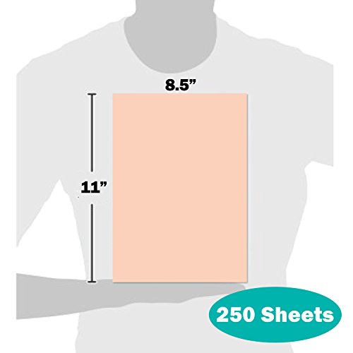 Springhill Colored Paper, Cardstock Paper, Peach Paper, 67lb, 147gsm, 8.5 x 11, 1 Reams / 250 Sheets - Vellum Card Stock, Thick Paper (058000R) - Thumbnail 3