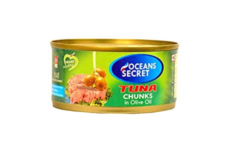 Oceans Secret - Tuna Chunks in Olive Oil (180 g) (Pack of 4) | Immunity Booster | Superfood