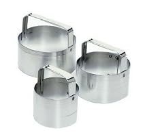 Fox Run 3660 Biscuit Cutter Set, Stainless Steel, 3-Piece