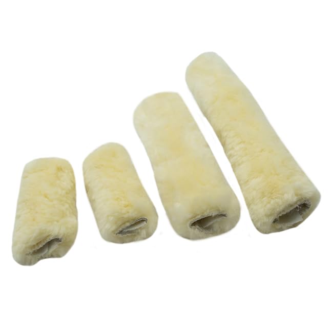 Naturally Equestrians 4pc Halter Set - 1x Neck saver 1x Nose Protector 2x Cheek pieces (Natural)