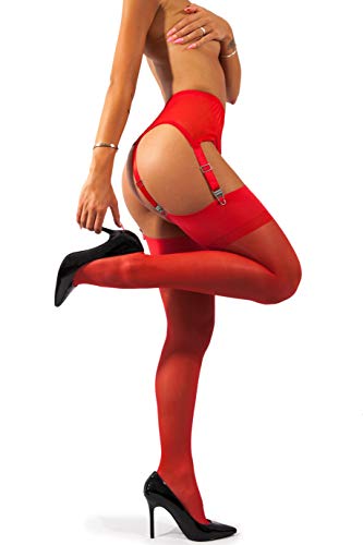 image for sofsy Mesh Garter Belt with Straps for Stockings/Lingerie (Garter Belt