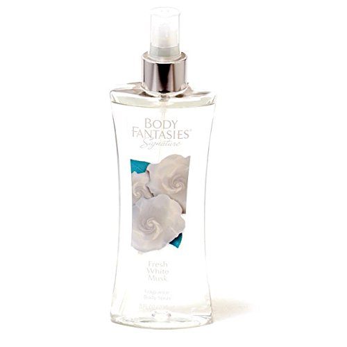 Body Fantasies Signature Fresh White Musk by Parfums De Coeur Body Spray 8 oz