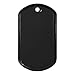 Military Dog Tags Black Coated Stainless Steel 25 Count