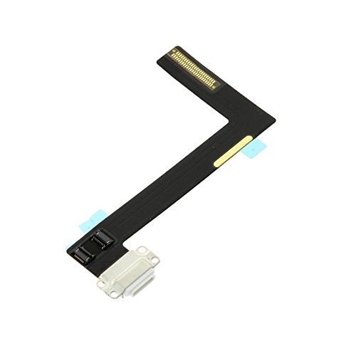 MMOBIEL Dock Connector for iPad Air (White) Charging Port Assembly Flex Cable incl Professional Toolkit and Pre installed adhesive incl 2 x Connector Screws