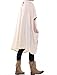Mordenmiss Women's Doll Collar Casual Sleeveless Top with Big Pockets L Style 1-Beige
