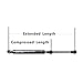 BOXI 2pcs Rear Glass Window Lift Supports Gas Struts Shocks Fit for Jeep Grand Cherokee 1999 2000 2001 2002 2003 2004 | Replaces SG314022 4528 55136761AB